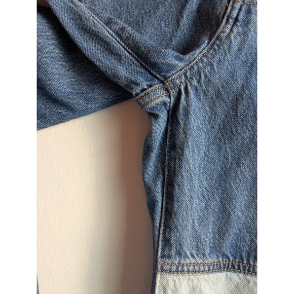 Pacsun Women's Mom Jean Denim Patchwork Colorblock Size 26 EUC - Picture 6 of 9